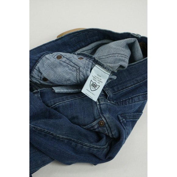 New Hollywood Trading LA Vegas Women's 26 x 35 Blue Denim Drawstring Fly Jeans - Picture 5 of 7